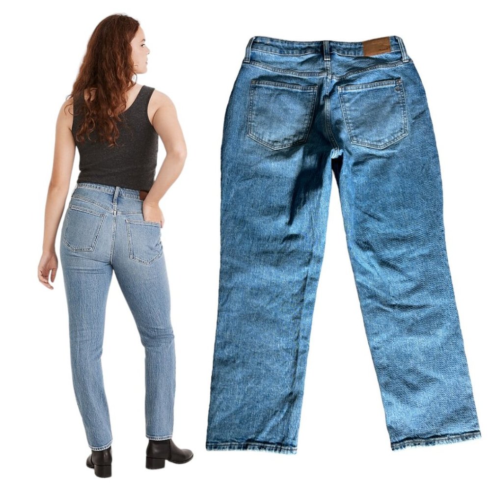 MADEWELL THE CURVY PERFECT VINTAGE JEANS SIZE 29" PETITE EUC - Picture 3 of 5